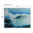 Haus Appeal Wave Framed Canvas | Ocean Art in White Gallery Frame | Living Room & Office Wall Decor | 41.25in Wide, Giclee Print | Model W03009