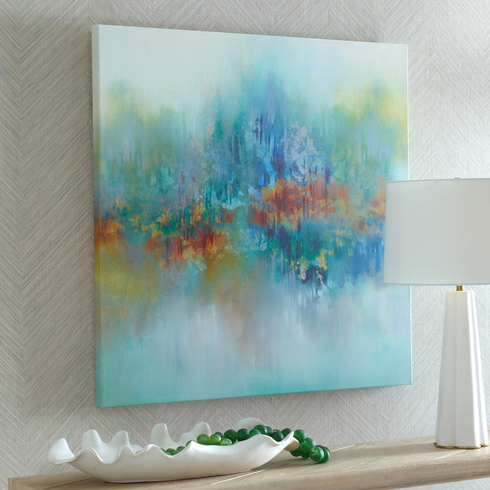 Haus Appeal Earth Tones Frameless Giclee On Canvas