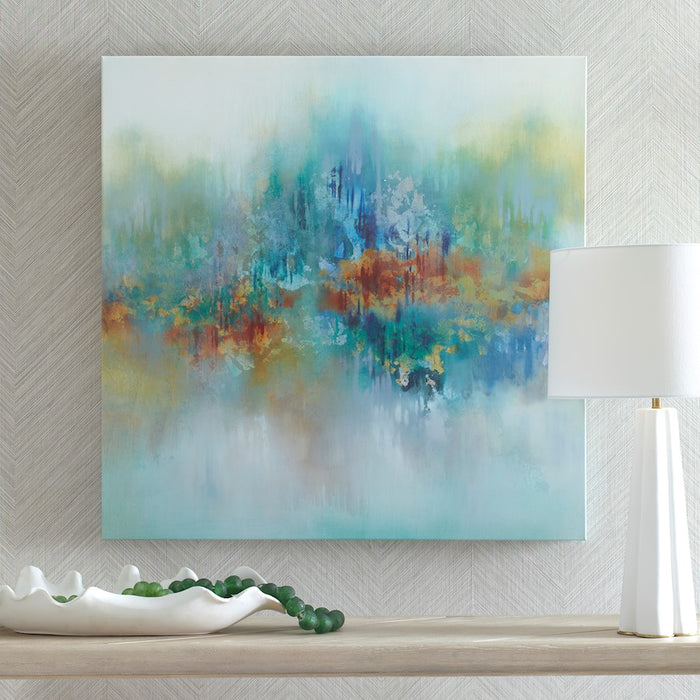 Haus Appeal Earth Tones Frameless Giclee On Canvas