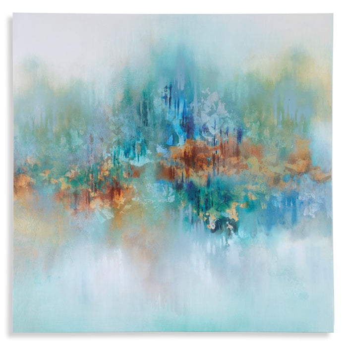 Haus Appeal Earth Tones Frameless Giclee On Canvas