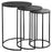 Haus Appeal Designs Ironhorse Nesting Tables, Set Of 3 - W23000