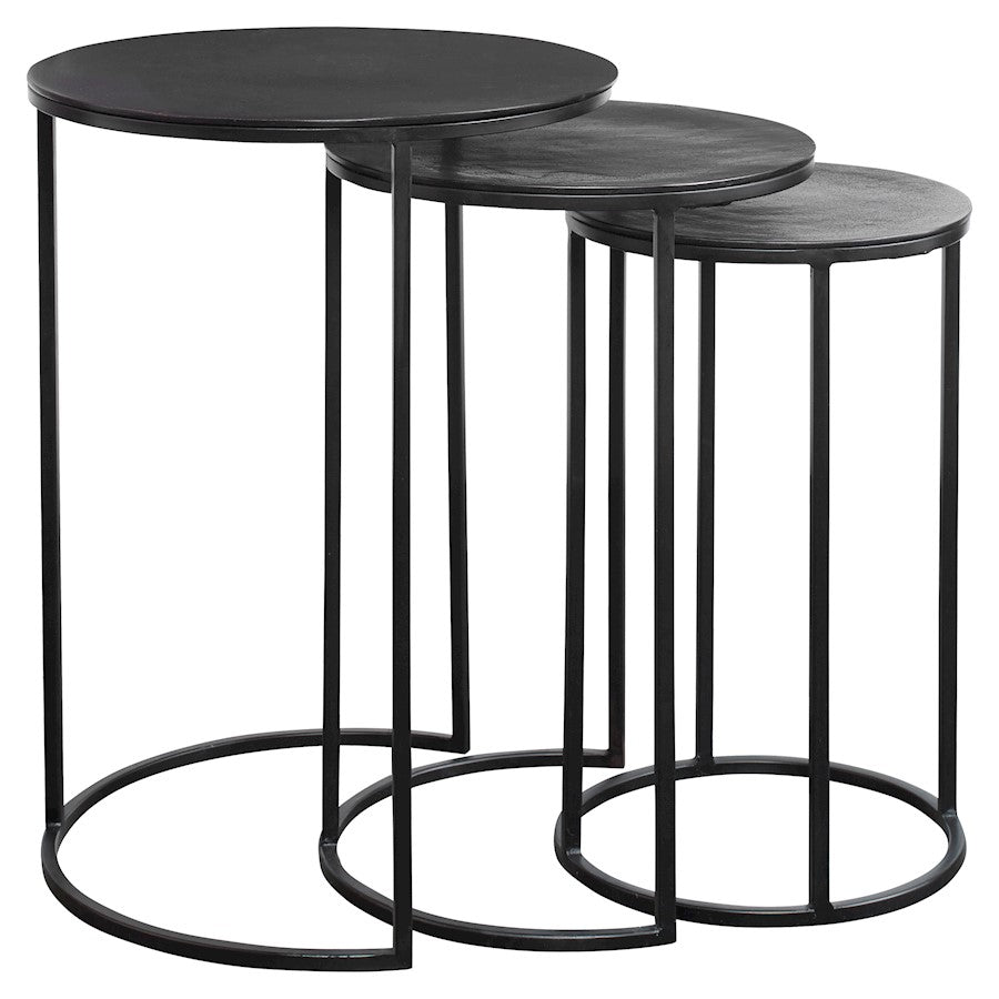 Haus Appeal Designs Ironhorse Nesting Tables, Set Of 3 - W23000