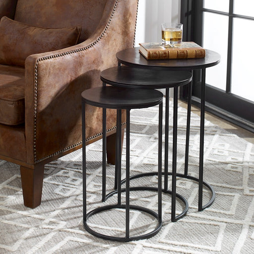 Haus Appeal Designs Ironhorse Nesting Tables, Set Of 3