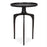 Haus Appeal Savian 15in Round Accent Table | Espresso Cast Aluminum | Living Room & Reading Nook Side Table | 15 x 15 x 22 in | Model W23002