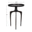 Haus Appeal Savian 15in Round Accent Table | Espresso Cast Aluminum | Living Room & Reading Nook Side Table | 15 x 15 x 22 in | Model W23002