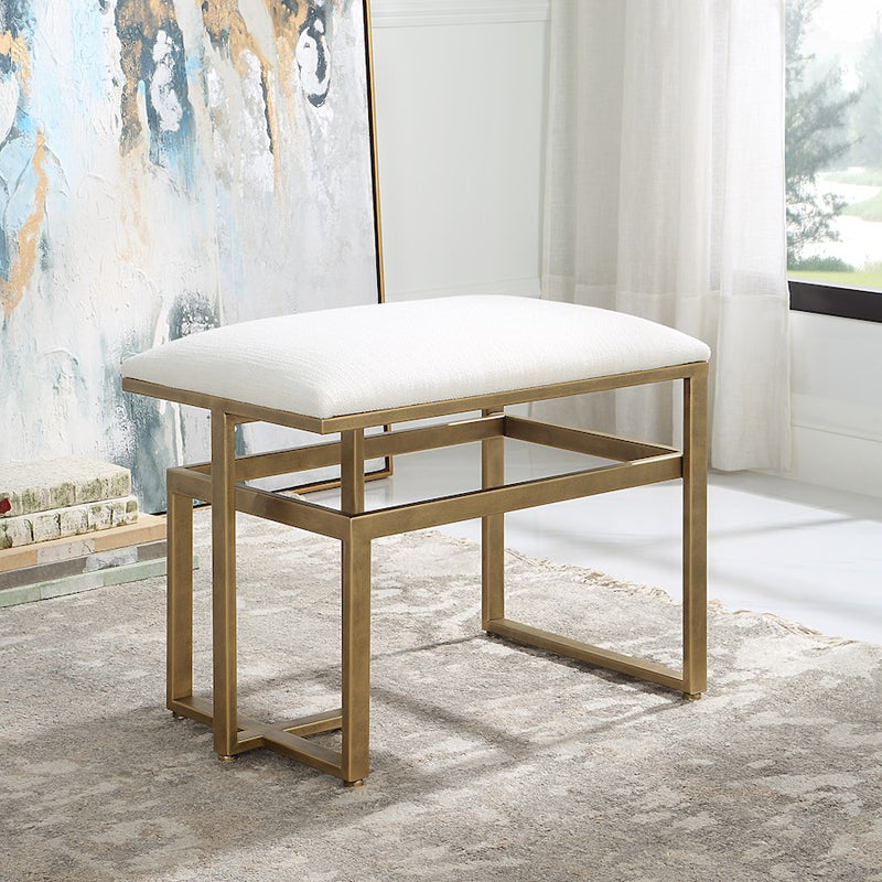 Haus Appeal Designs Ruffus Iron Bench - W23009