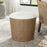 Haus Appeal Juniper Storage Bench | Natural Fiber Rope & Upholstered | Entryway & Living Room Accent | 18.5in H x 18.25in W, Removable Top | Model W23012