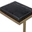 Haus Appeal Spoden Martini Table, Black