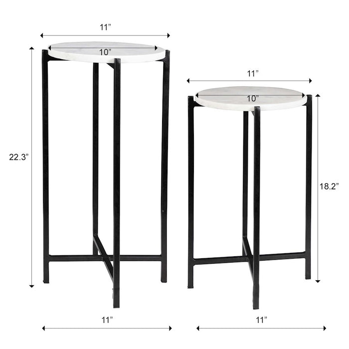 Haus Appeal Beatrice Accent Tables (Set Of 2)