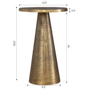 Haus Appeal Designs Bianca Pedestal Accent Table - W23024