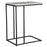Haus Appeal Savian Accent Table | Industrial Black Metal & White Marble | Living Room & Reading Nook Side Table | 18in Wide x 23in Tall, 18 lbs | Model W23026