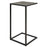 Haus Appeal Pinkerton 12in Square Accent Table | Antique Black & Gray Shagreen | Living Room & Reading Pull-Up Style Table | 12 x 12 x 24 in | Model W23028