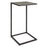 Haus Appeal Pinkerton 12in Square Accent Table | Antique Black & Gray Shagreen | Living Room & Reading Pull-Up Style Table | 12 x 12 x 24 in | Model W23028