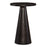 Haus Appeal Graysen 12in Round Pedestal Accent Table | Dark Bronze Iron | Entryway & Living Room Side Table | 12 x 12 x 19 in | Model W23031