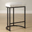 Haus Appeal Chicago 26.25in Counter Stool | Matte Black Iron & Light Cream Fabric | Kitchen Island & Vanity Seating | 14 x 18 x 26 in | Model W23040