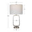 Haus Appeal Charlton 1 Light Table Lamp