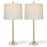 Haus Appeal Bushnell 1 Light Table Lamp Set Of 2
