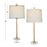 Haus Appeal Bushnell 1 Light Table Lamp Set Of 2