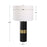Haus Appeal Luna 1 Light Table Lamp