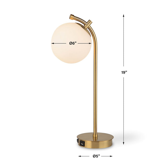 Haus Appeal Movino 1 Light Desk Lamp - W26131-1
