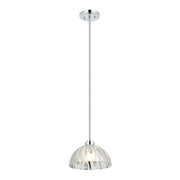 Varaluz Chroman Empire 1Lt 10"W Dome Pendant, Chrome
