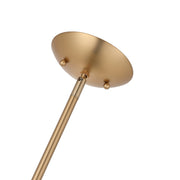Varaluz Chroman Empire 1Lt Bell Pendant, Two-Layer Satin Gold