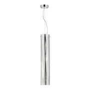 Varaluz Chroman Empire 3Lt Pendant, Chrome/Two-Layer Smoky Chrome