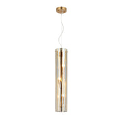 Varaluz Chroman Empire 3Lt Pendant, Satin Gold/Two-Layer Satin Gold