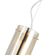 Varaluz Chroman Empire 3Lt Pendant, Satin Gold/Two-Layer Satin Gold