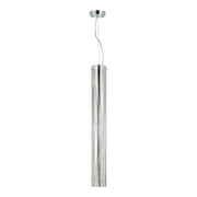 Varaluz Chroman Empire 4Lt Pendant, Chrome/Two-Layer Smoky Chrome