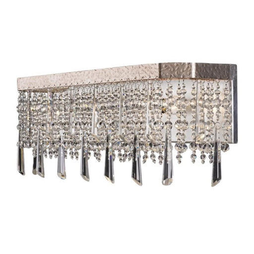 Varaluz Barcelona 3 Light Bath Fixture, Transcend Silver