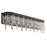 Varaluz Barcelona Crystal Bath Vanity, Onyx