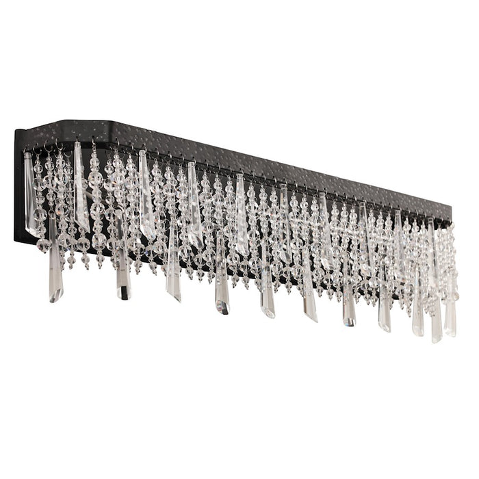 Varaluz Barcelona Crystal Bath Vanity, Onyx