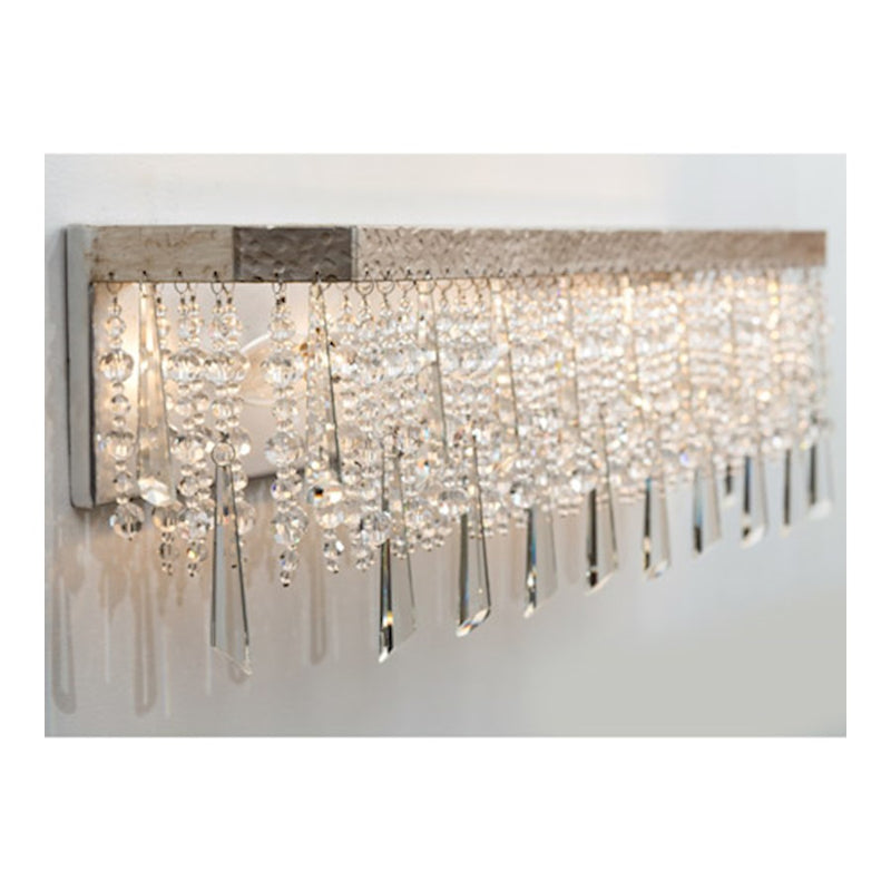 Varaluz Barcelona 4 Light Bath Fixture, Transcend Silver