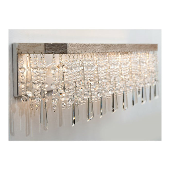 Varaluz Barcelona 4 Light Bath Fixture, Transcend Silver