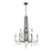 Varaluz Barcelona Crystal Chandelier, Onyx
