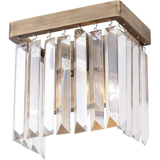 Varaluz Social Club 1 Light Bath Fixture, Havana Gold