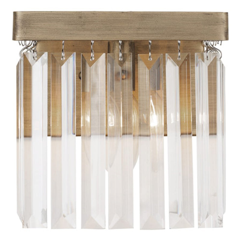 Varaluz Social Club 1 Light Bath Fixture, Havana Gold