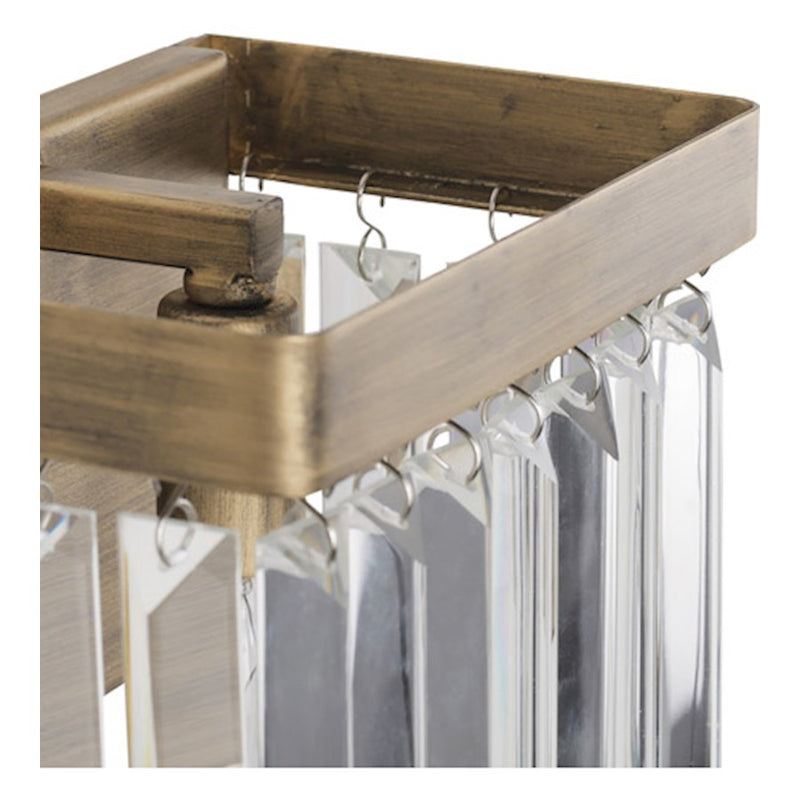 Varaluz Social Club 1 Light Bath Fixture, Havana Gold