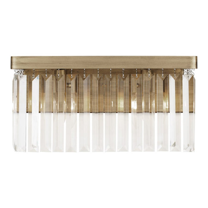 Varaluz Social Club 2 Light Bath Fixture, Havana Gold