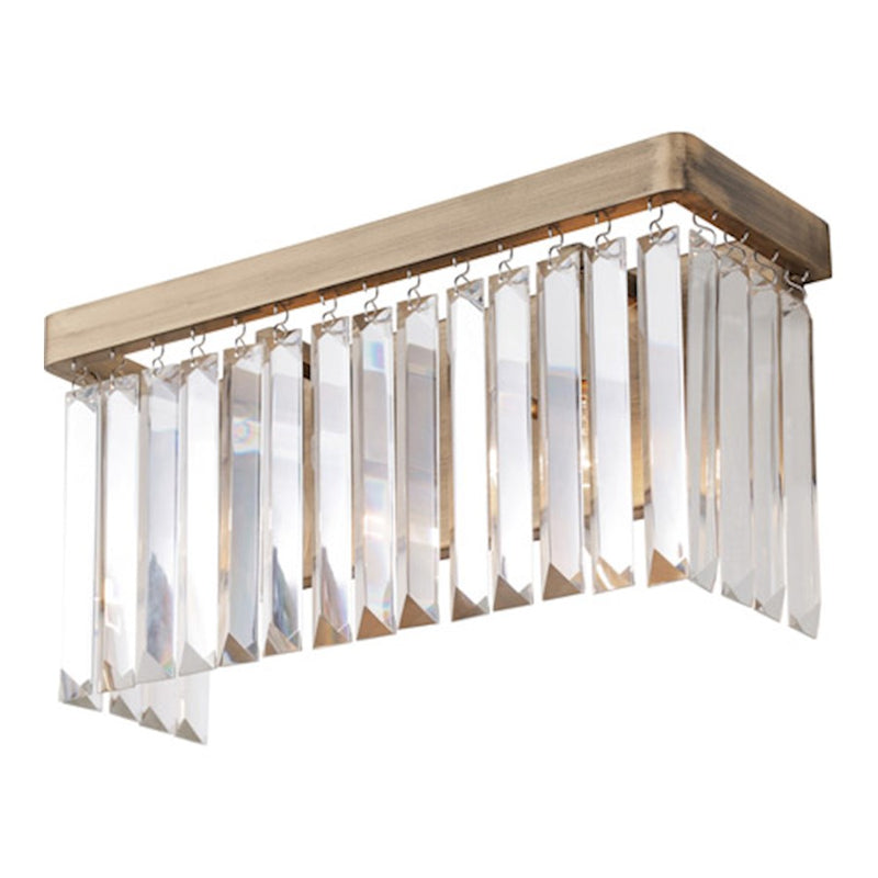 Varaluz Social Club 2 Light Bath Fixture, Havana Gold