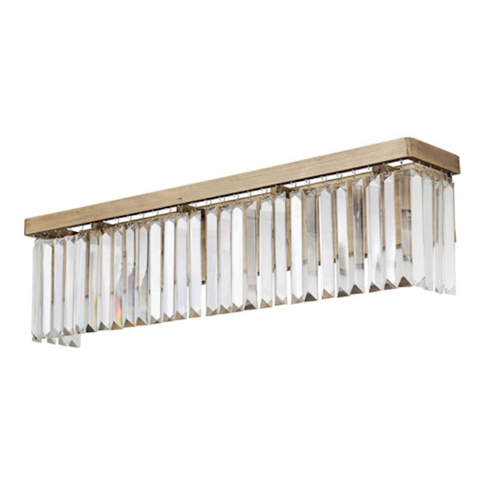 Varaluz Social Club 4 Light Bath Fixture, Havana Gold