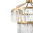 Varaluz Social Club 9-Lt 2-Tier Crystal Pendant, Havana Gold
