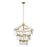 Varaluz Social Club 15-Lt 3-Tier Crystal Pendant, Havana Gold