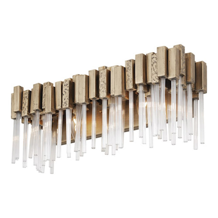 Varaluz Matrix 2 Light Bath Fixture, Havana Gold