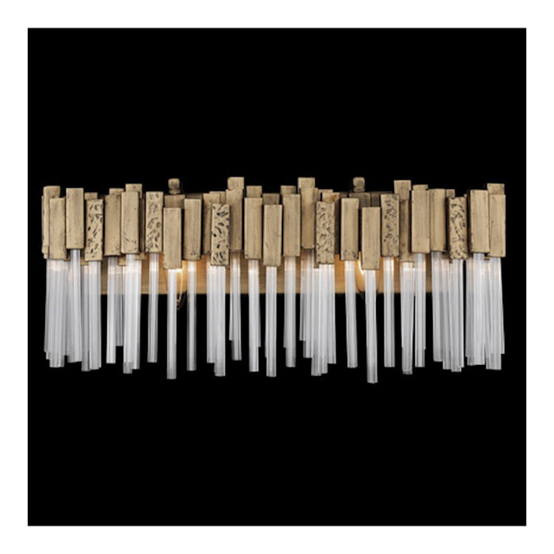 Varaluz Matrix 2 Light Bath Fixture, Havana Gold