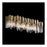 Varaluz Matrix 3 Light Bath Fixture, Havana Gold