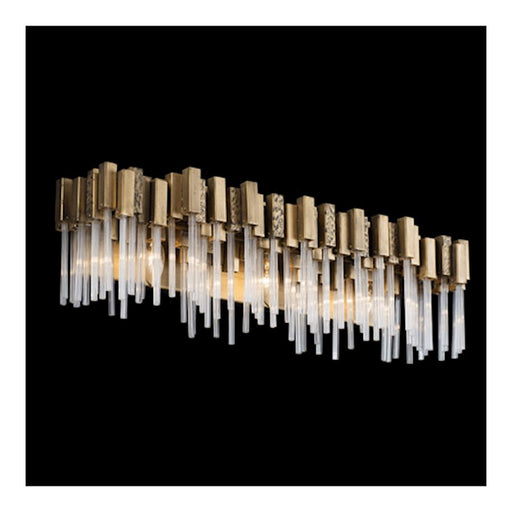 Varaluz Matrix 3 Light Bath Fixture, Havana Gold