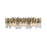 Varaluz Matrix 3 Light Bath Fixture, Havana Gold