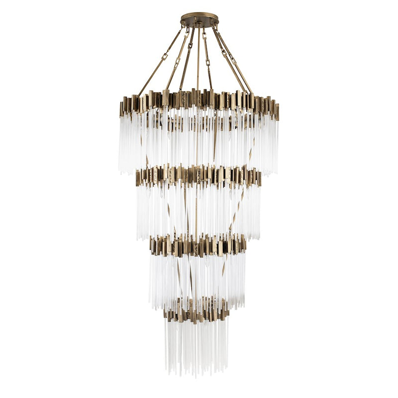 Varaluz Matrix Chandelier, Havana Gold